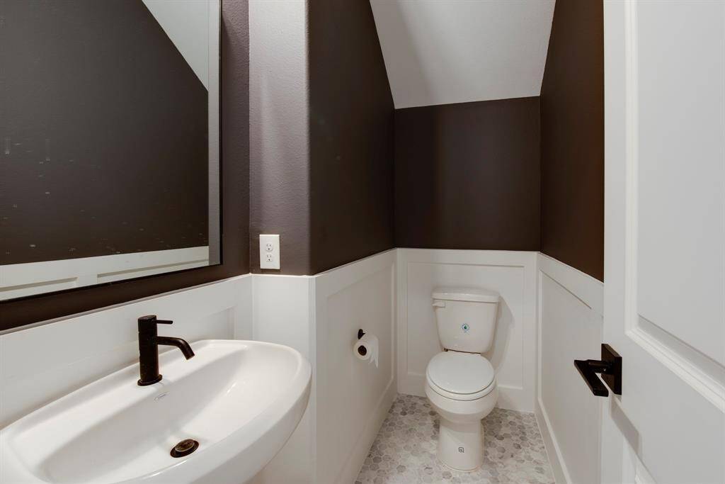 Half bath downstairs.