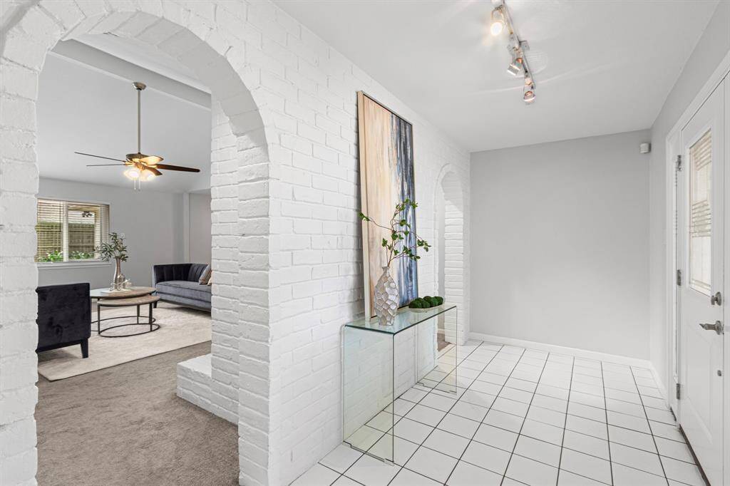 Welcome guests in, with this private formal entry