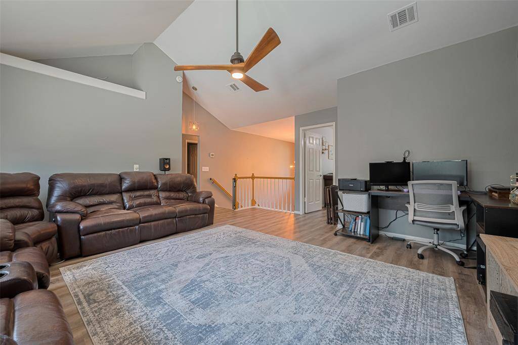 Open flex space on second floor