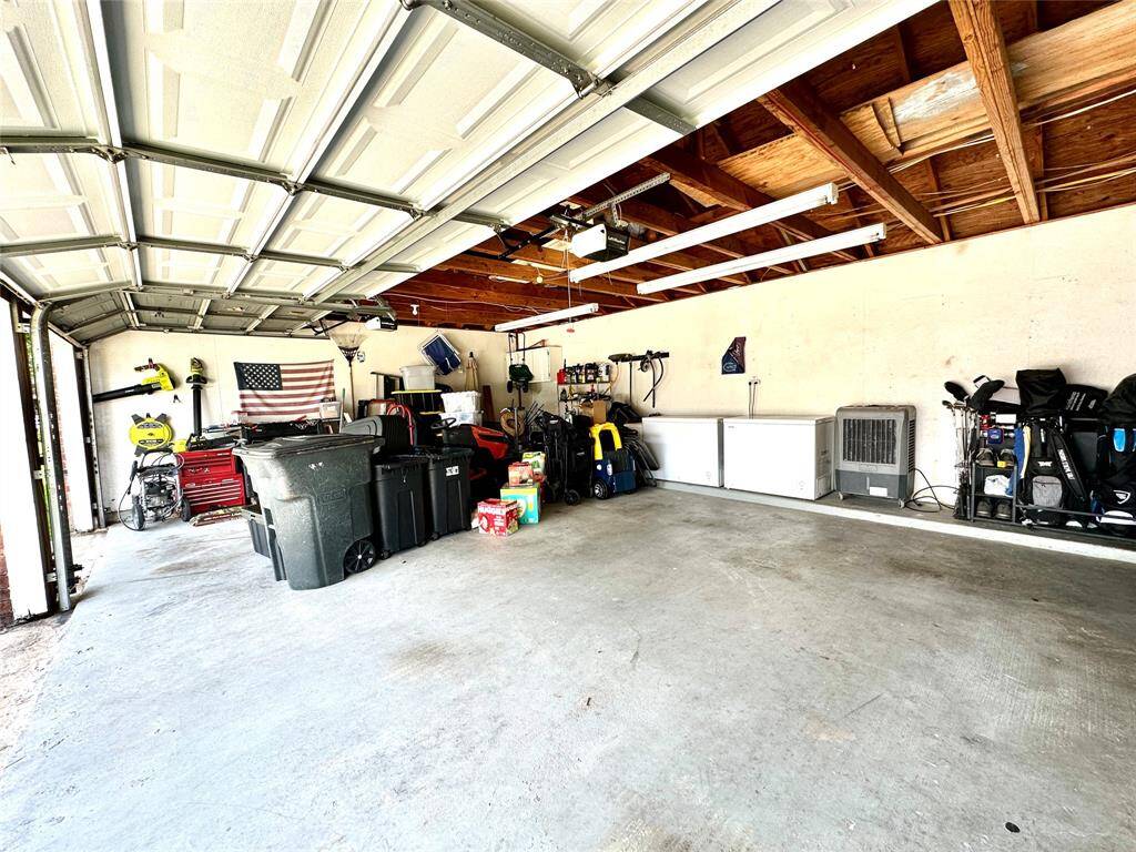 Plenty of room in the 3 car garage