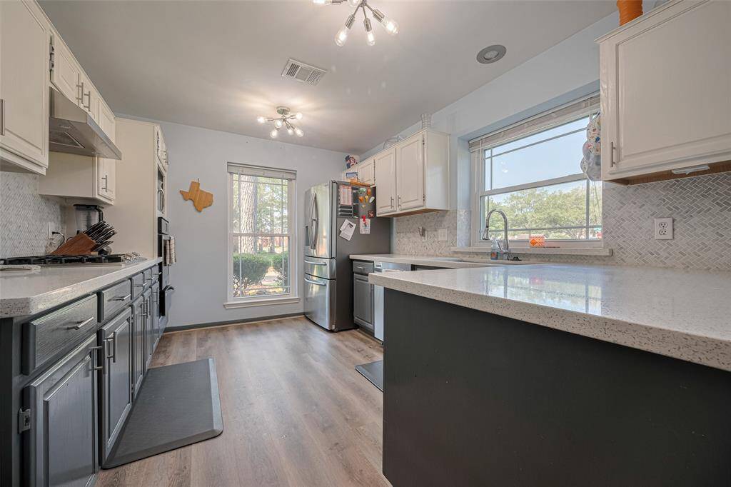Lux Vinyl Plank in kitchen