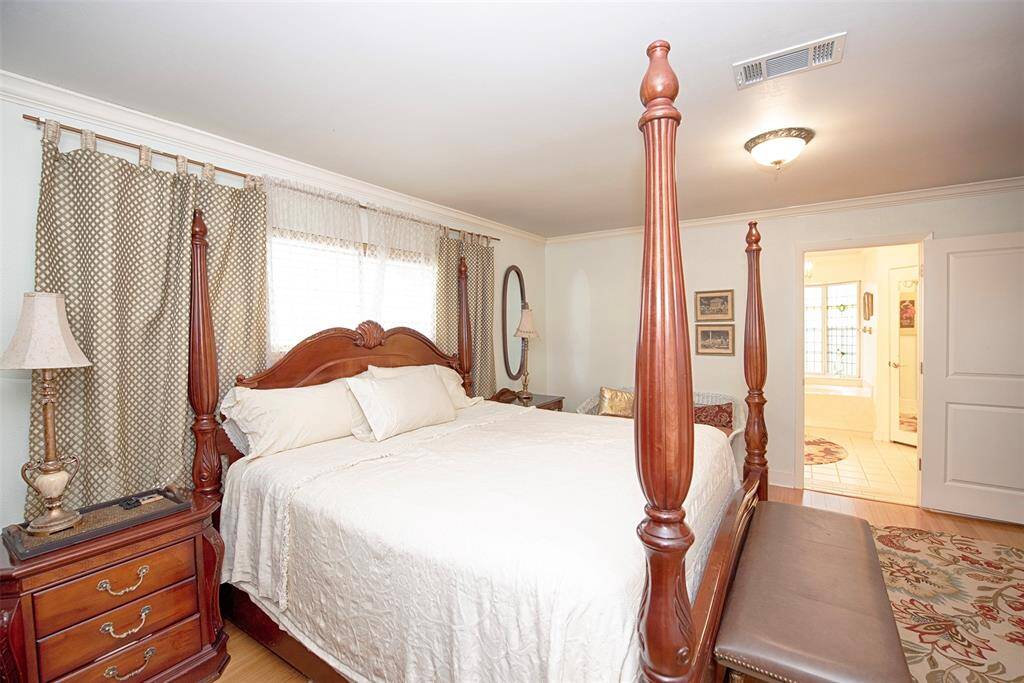 Wonderful primary bedroom with space for even a 4 poster bed!