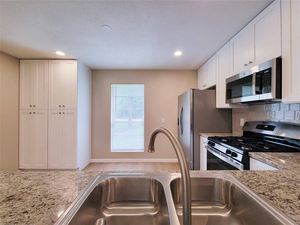 spacious double wide and deep pantry cabinets