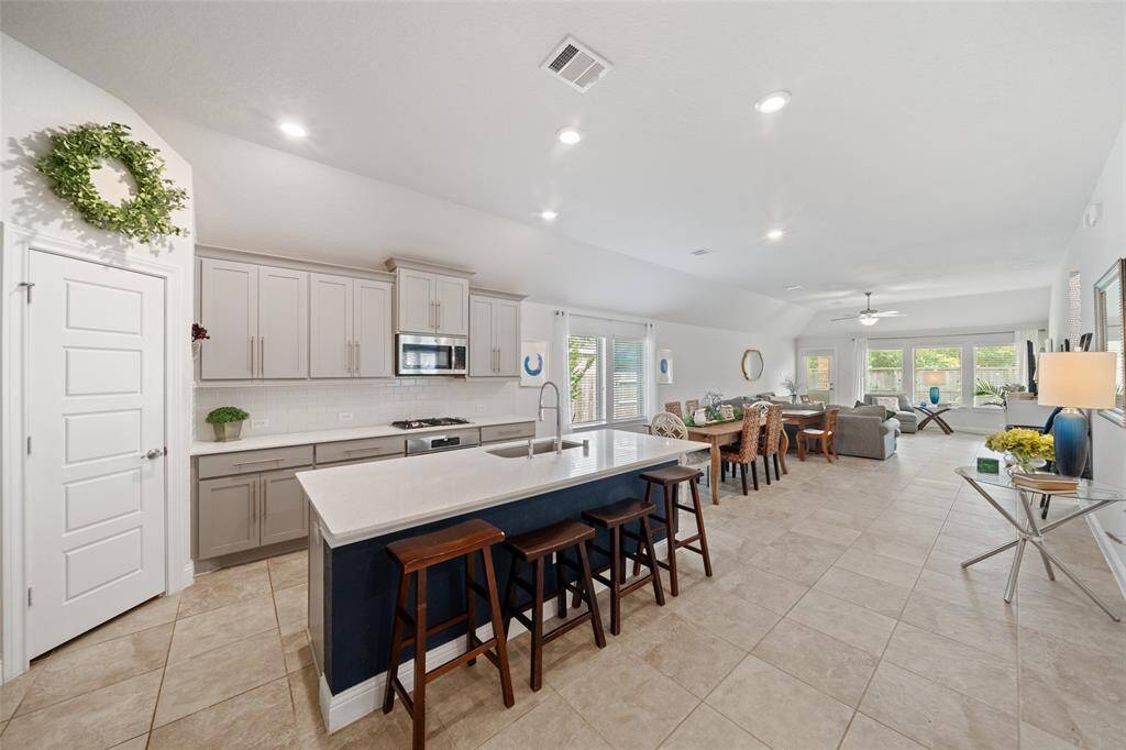 Open concept great room.