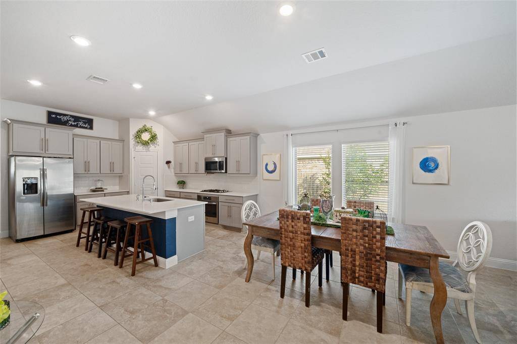 Plenty of room for your favorite dining set.