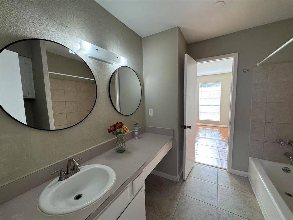 Updated bathroom with elegance and functionality makes it a perfect spot for your relaxation and rejuvenation!