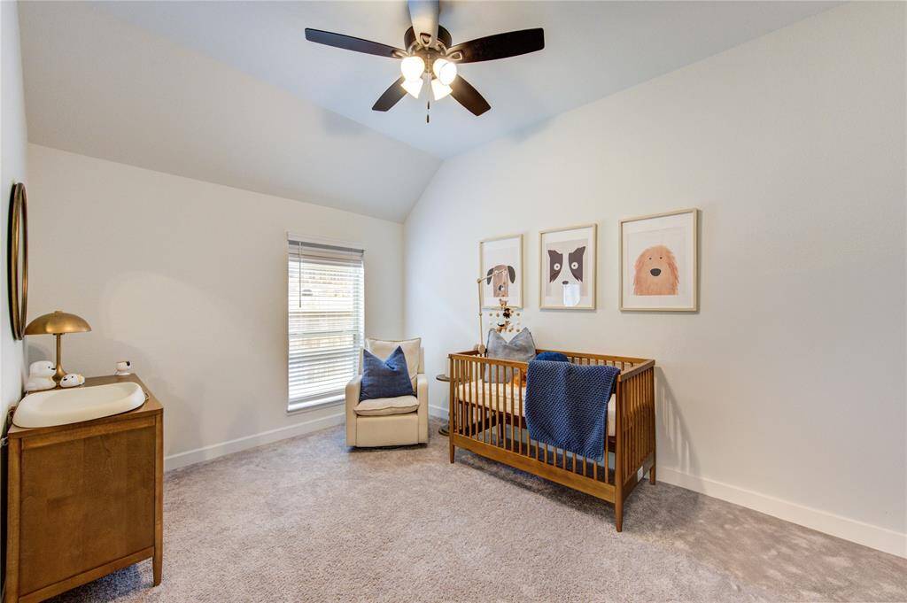 One of the three available secondary bedrooms