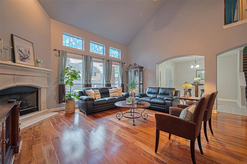 You can see the Brazilian wood floors and a view of the breakfast area.