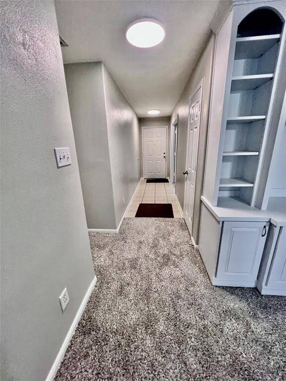 View of the front entrance from the living room.