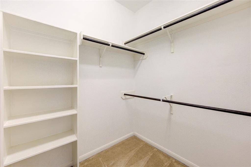 Primary closet