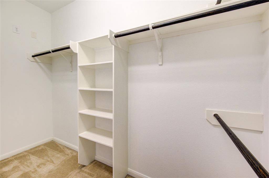 Primary closet