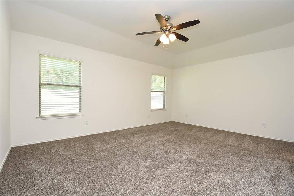 Primary bedroom can easily fit all of your furniture!