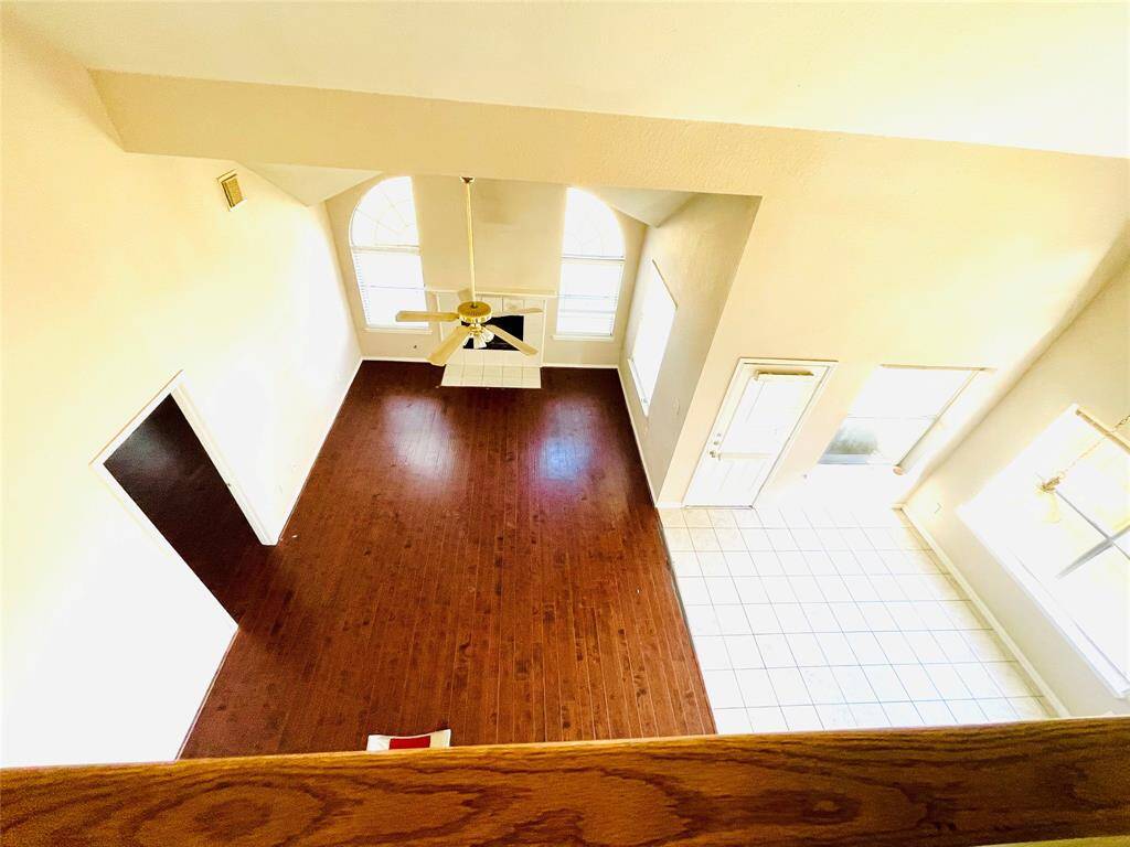 Living area from upstairs