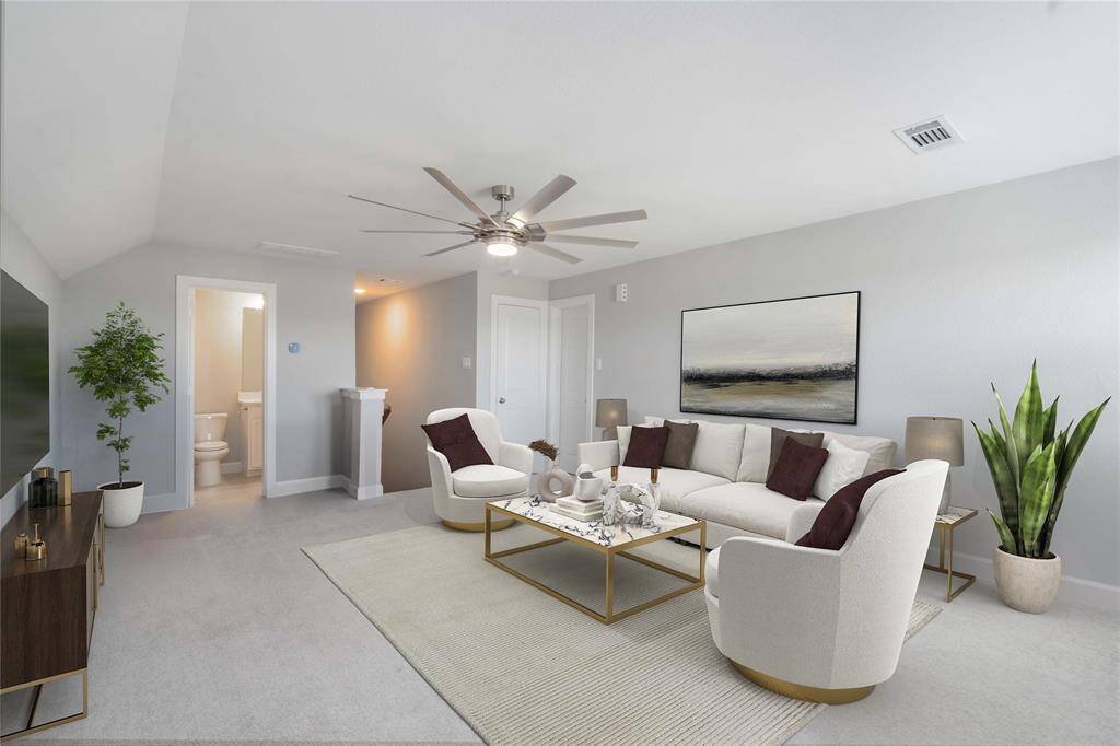Virtually Staged Media Room