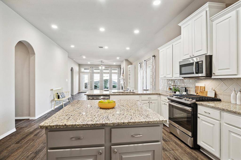 The flow of this floor plan combines elegance and  practicality for easy living.