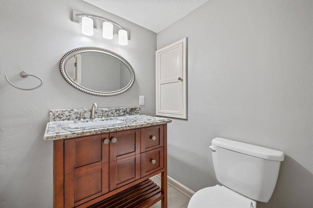 Main floor half bath.