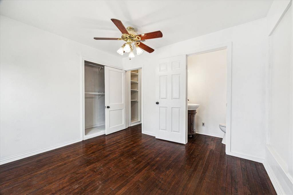 THE BACK BEDROOM ALSO HAS A HALF BATH.