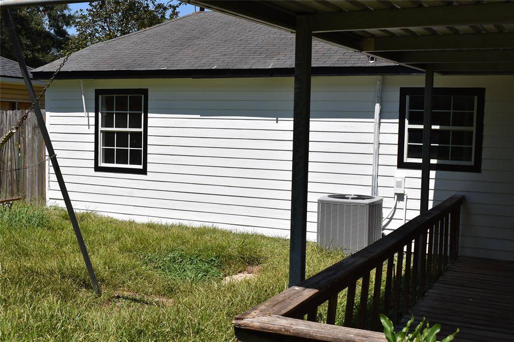 Back of the home. Painted exterior September 2022.