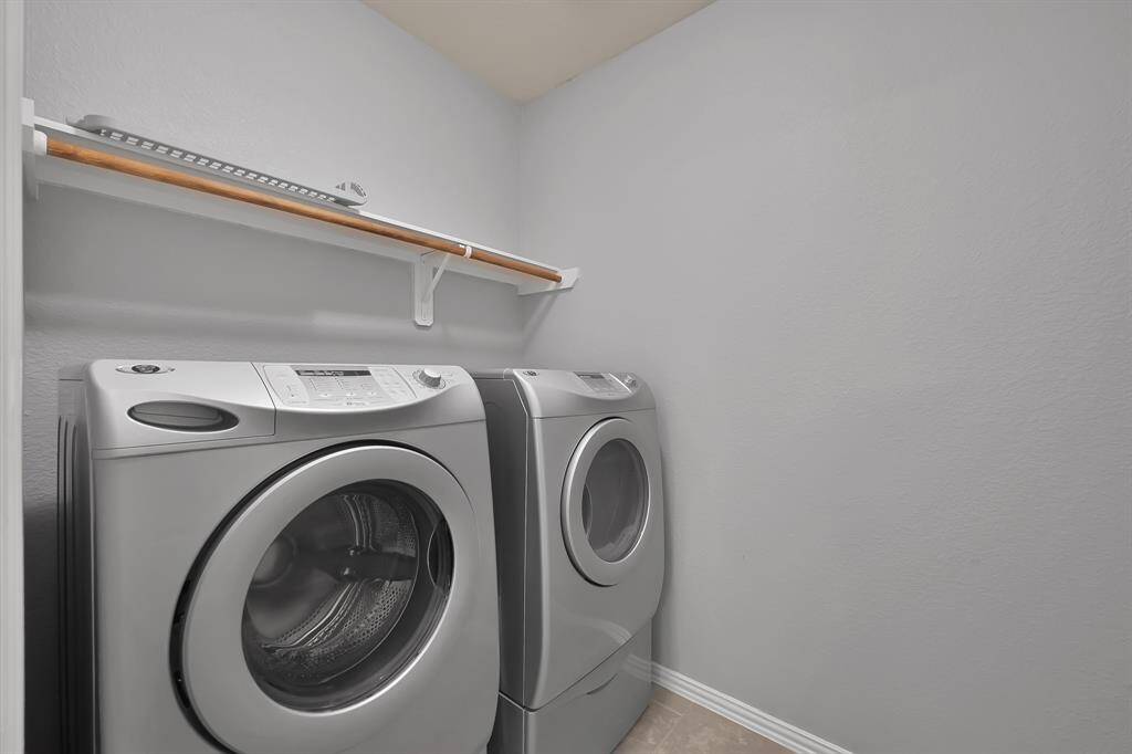 Washer and Dryer/Laundry area just off entry area.