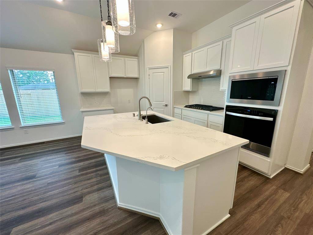 Cabinets knobs will be installed before move in.