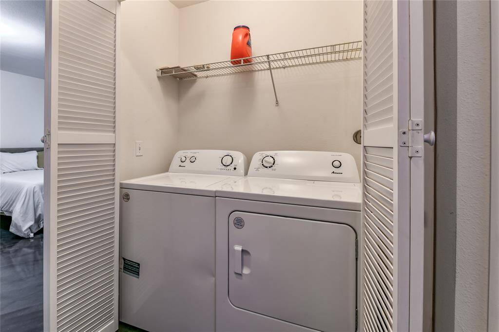 Full laundry on first floor.  Washer/dryer included in sale.