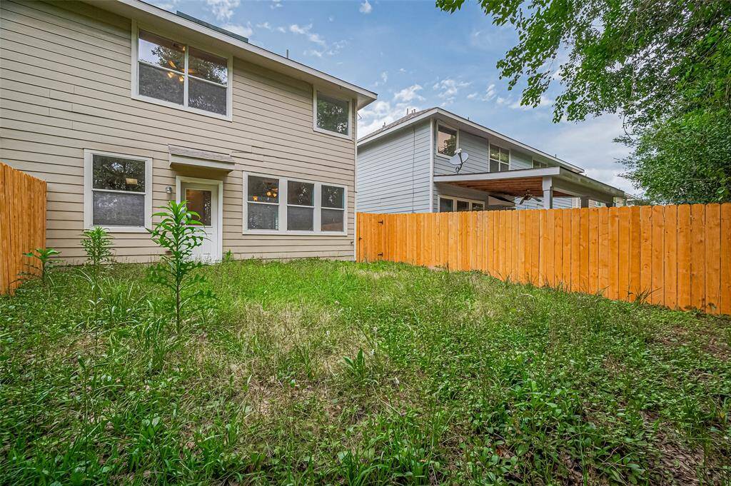 Enjoy privacy and security with a brand-new fence enclosing the yard.