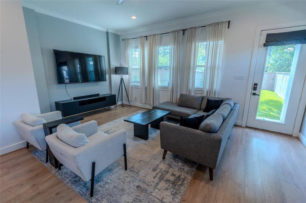 Living room with plenty of natural light!