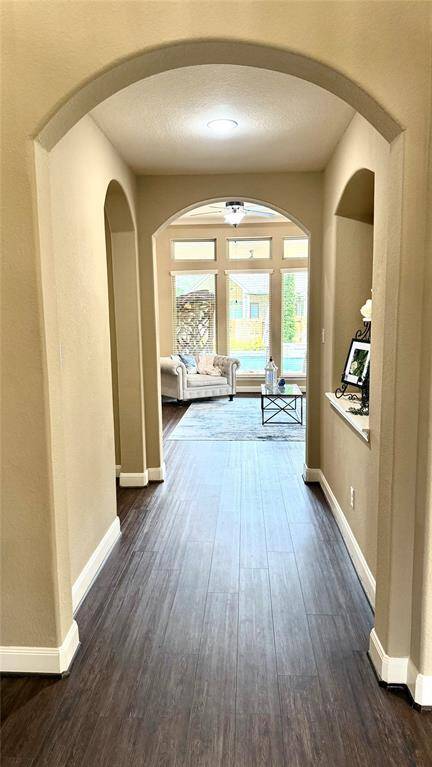 Walkway to the family room