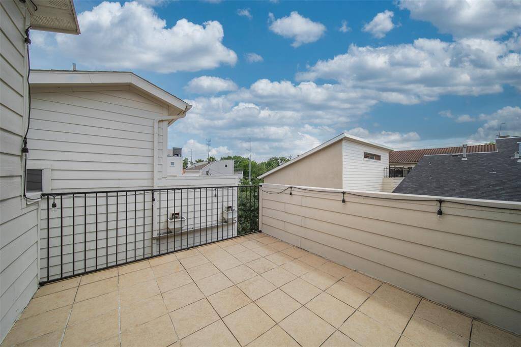 Large patio on the 4th floor