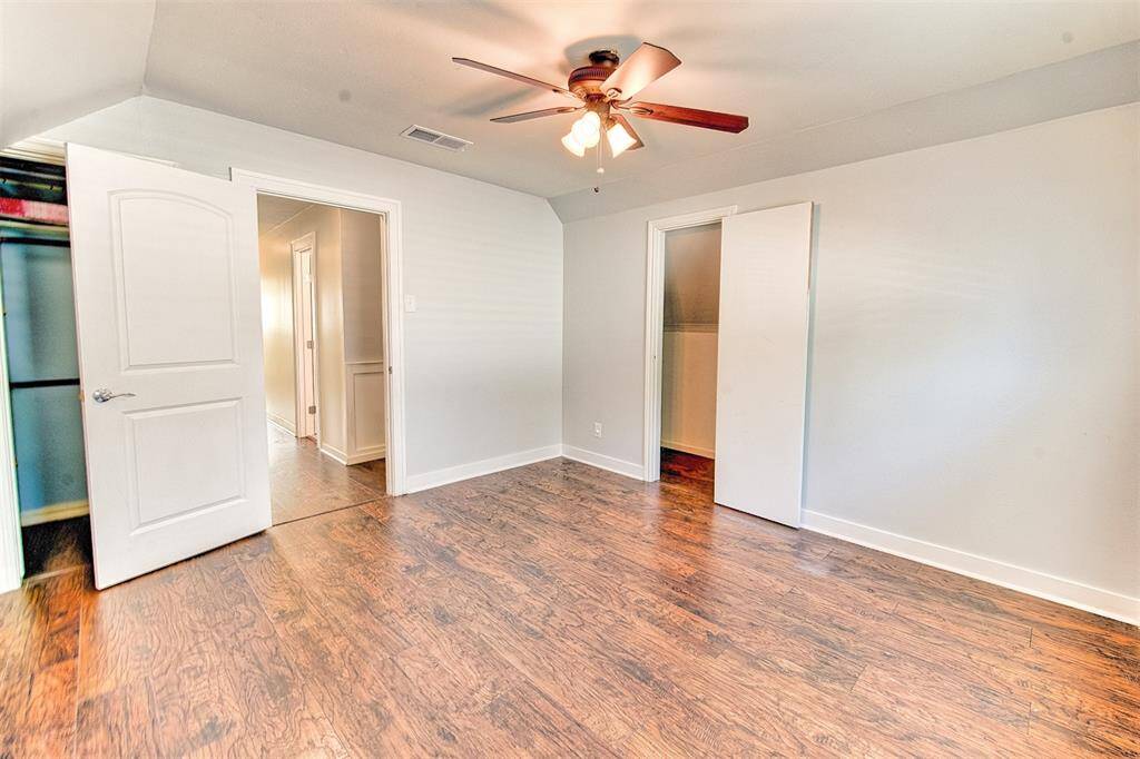 Bedroom number 2 Upstairs. This bedroom offers a nice size closet.
