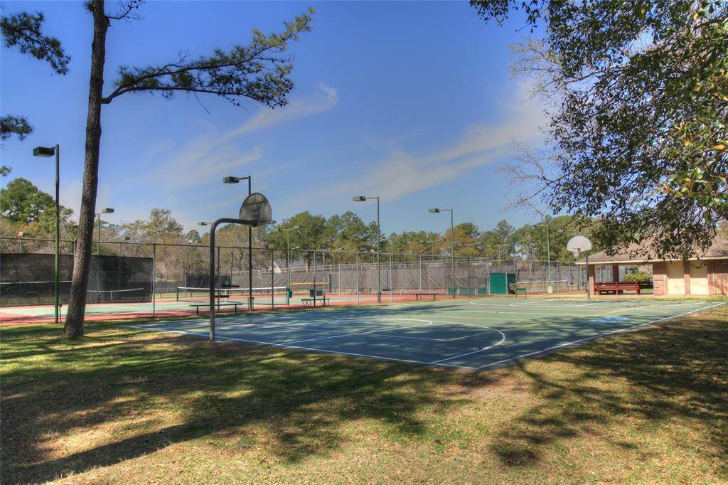There's also lighted tennis courts.
