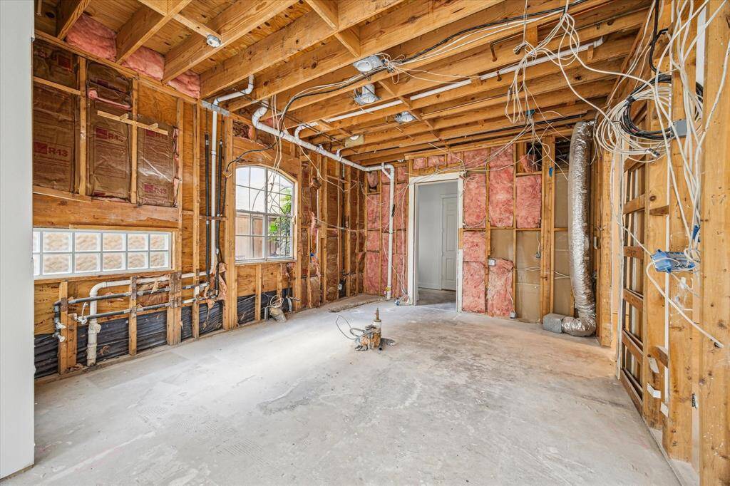 This kitchen space has been taken down to the studs, offering a clean slate and endless potential to create your ideal custom culinary hub.