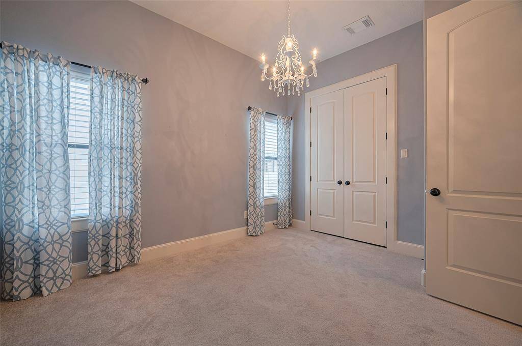 Secondary bedroom on 3rd level
