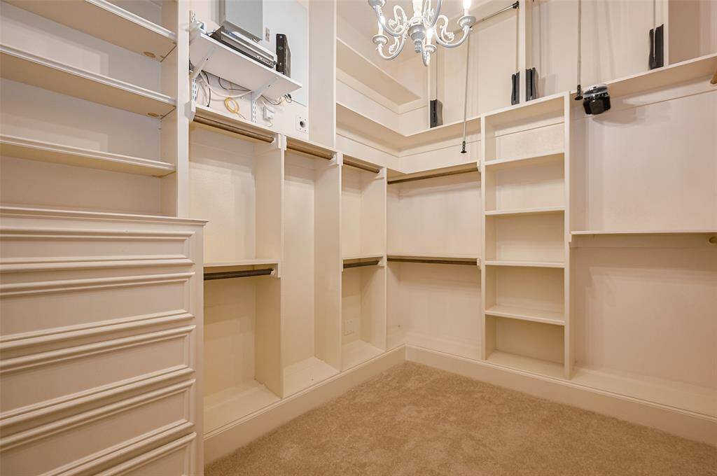 Primary closet