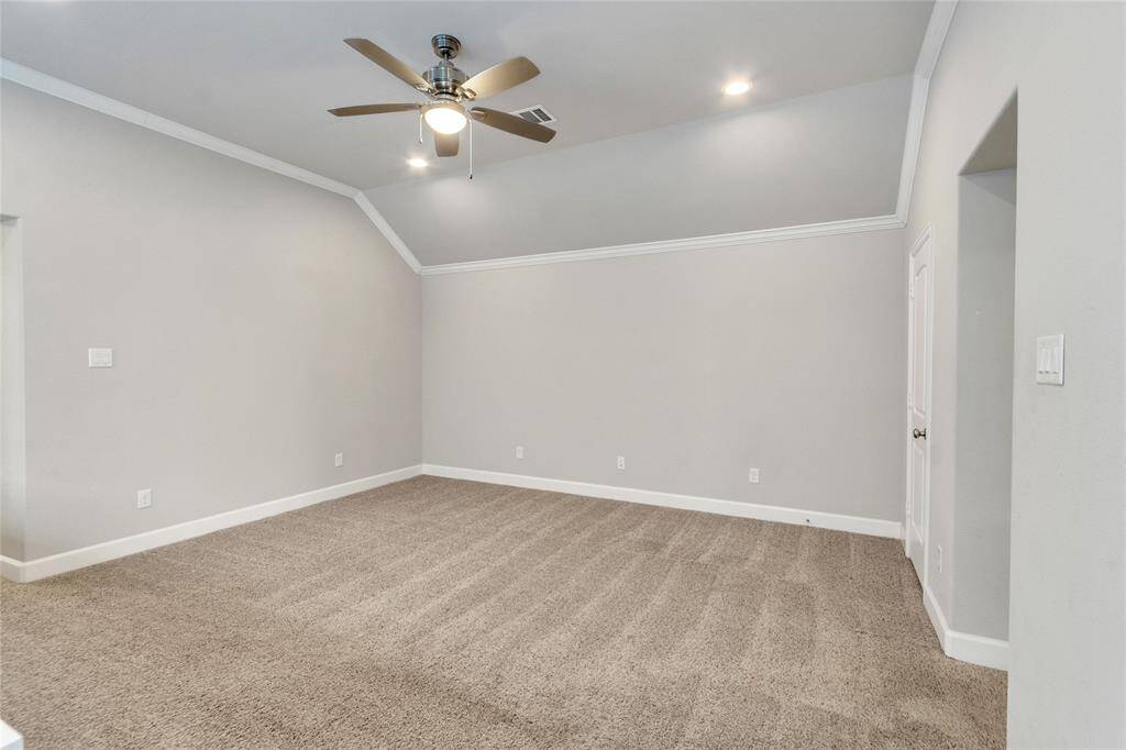Second-floor media room
