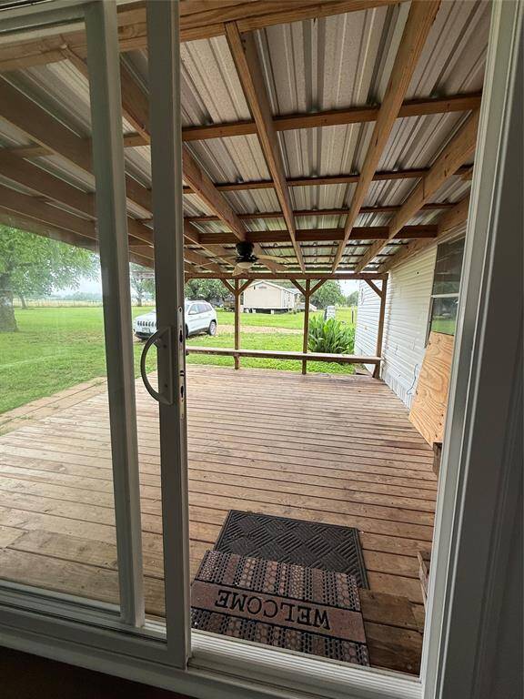 Back deck