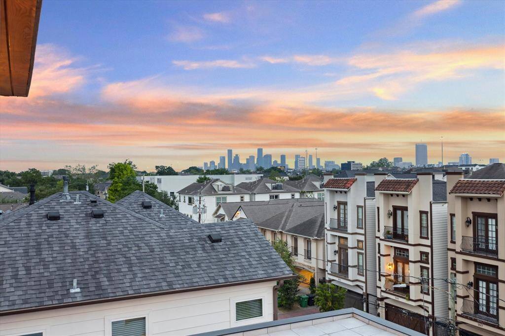 Breathtaking views of downtown from rooftop terrace*photos are of the corner unit, which has sold. Unit A is the larger unit at the end of the development.