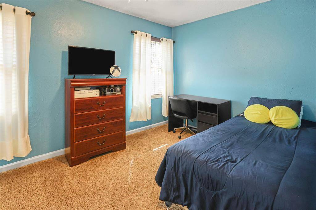 One of the three bedroom in this home