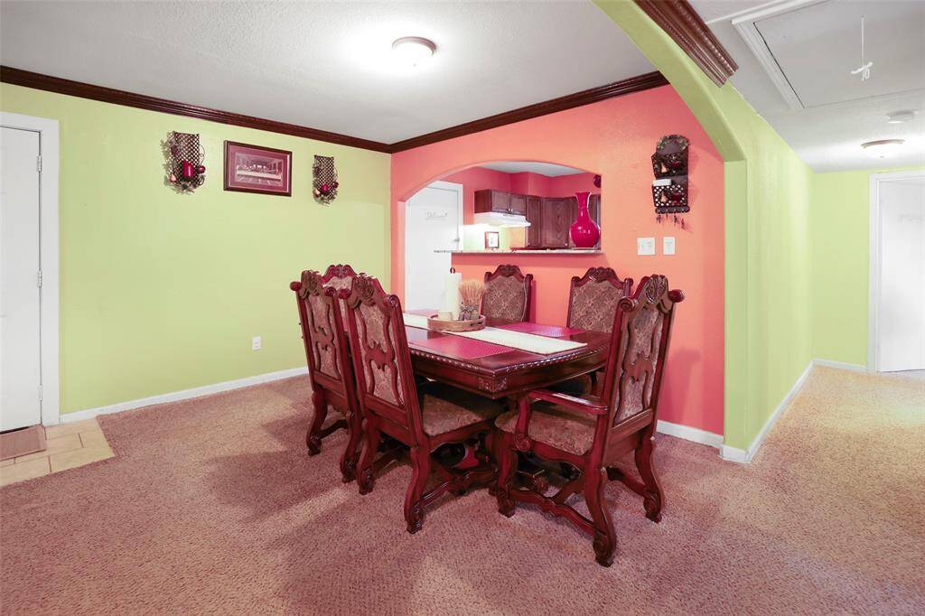 Dinning room area open to the living room