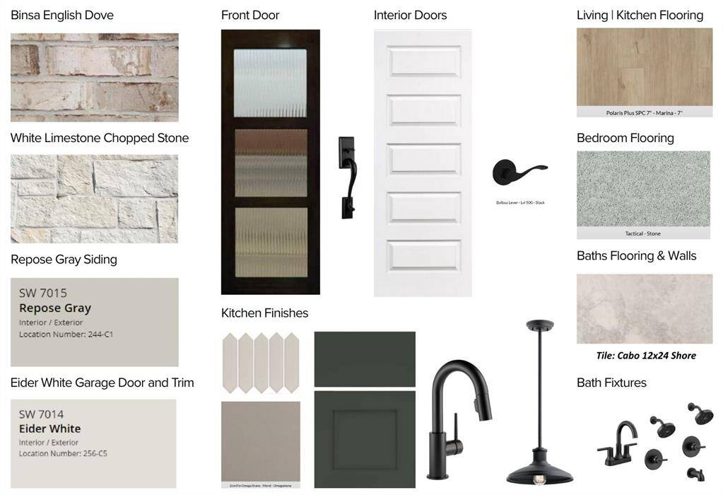 Exterior and Interior Selections