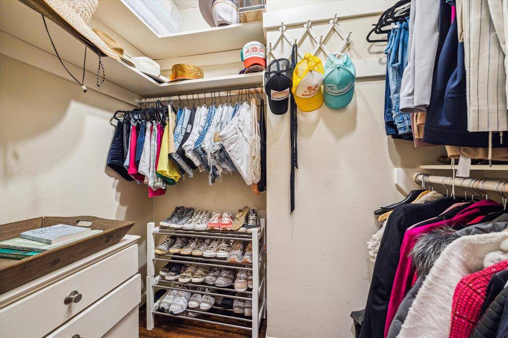second closet in Primary bedroom.