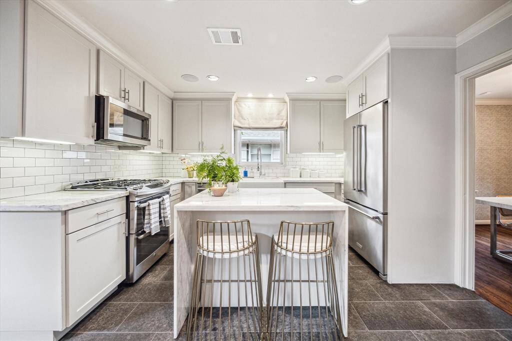 Updated Kitchen with island.
