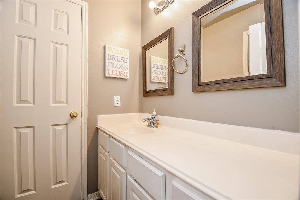 Upstairs bathroom.