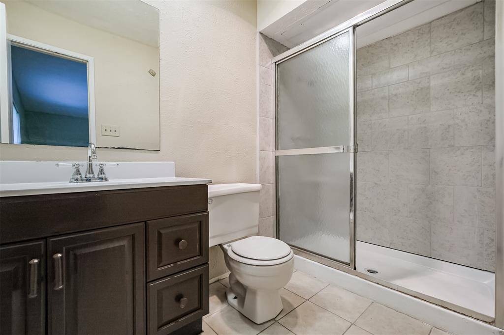 Primary bathroom with shower