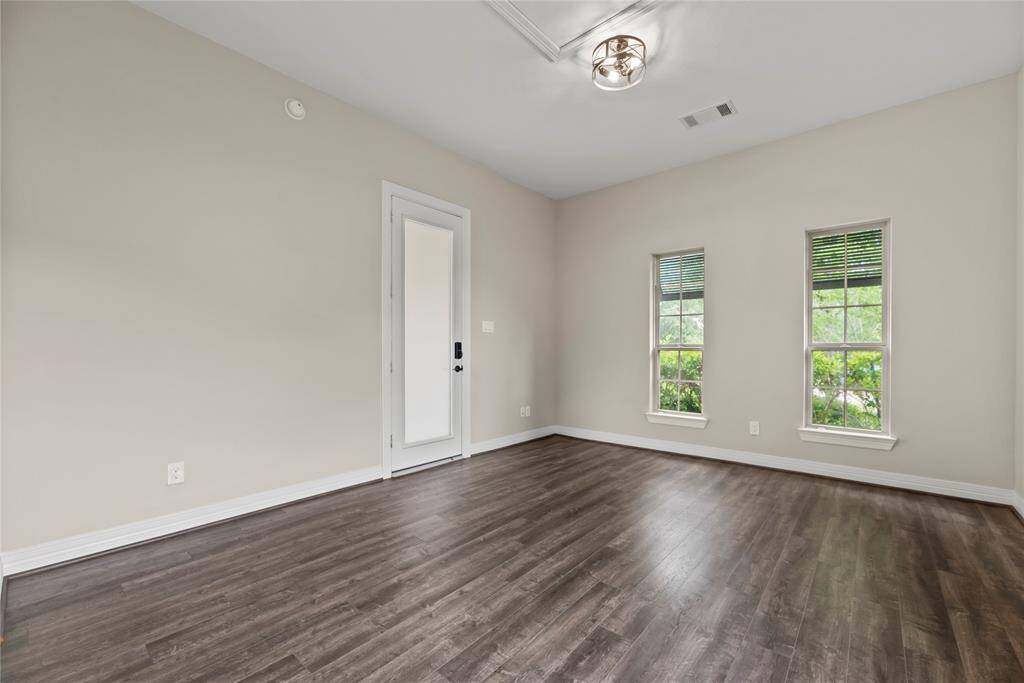 Convenient for in-laws, extended-stay guests or adult children, the guest suite features neutral styling and an attached full bathroom. Being hospitable in this home is simple, easy, and very much appreciated by guests!