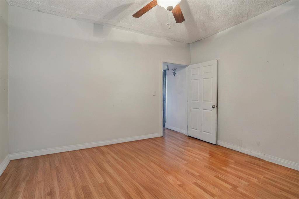 Bedroom shown empty [virtually removed furniture to show space]
