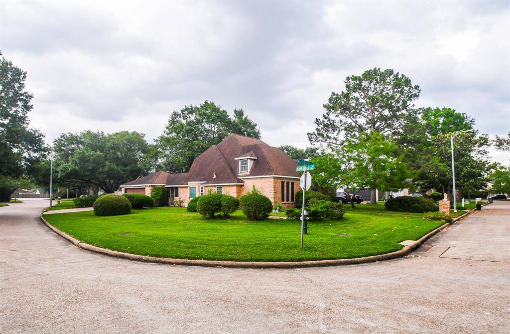 Large corner lot.