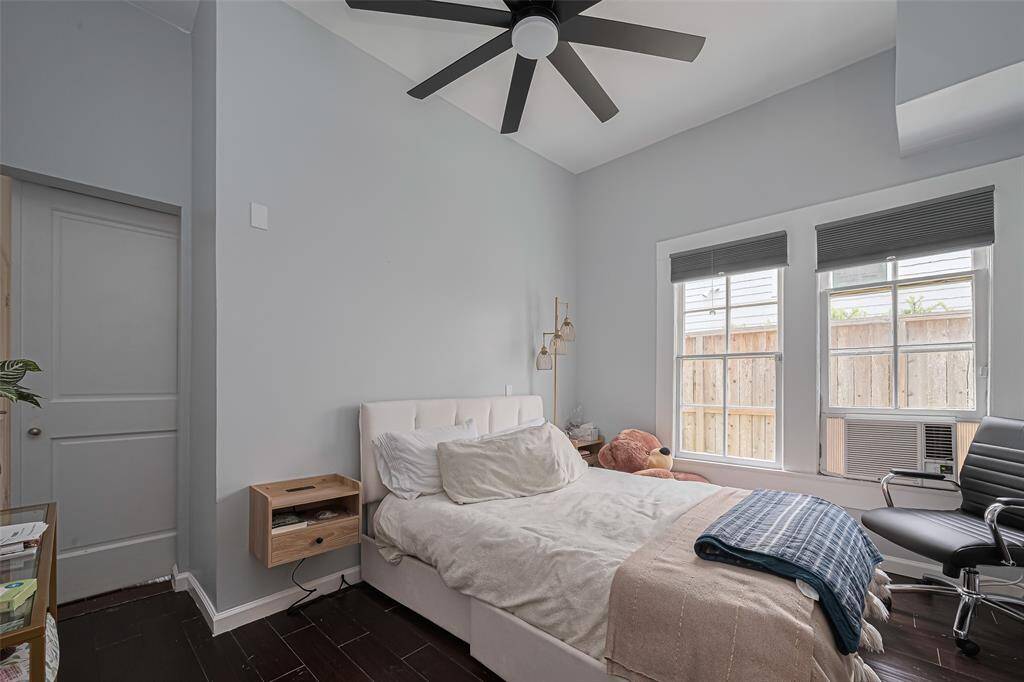 Adjacent view of bedroom.