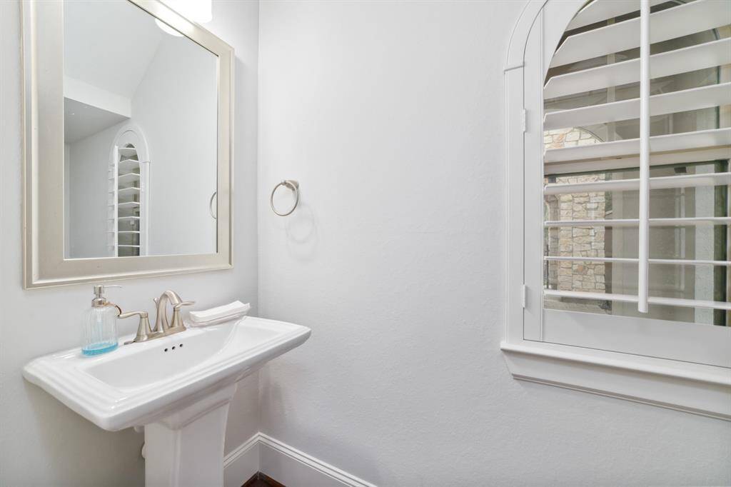 Half bath is on the first floor.