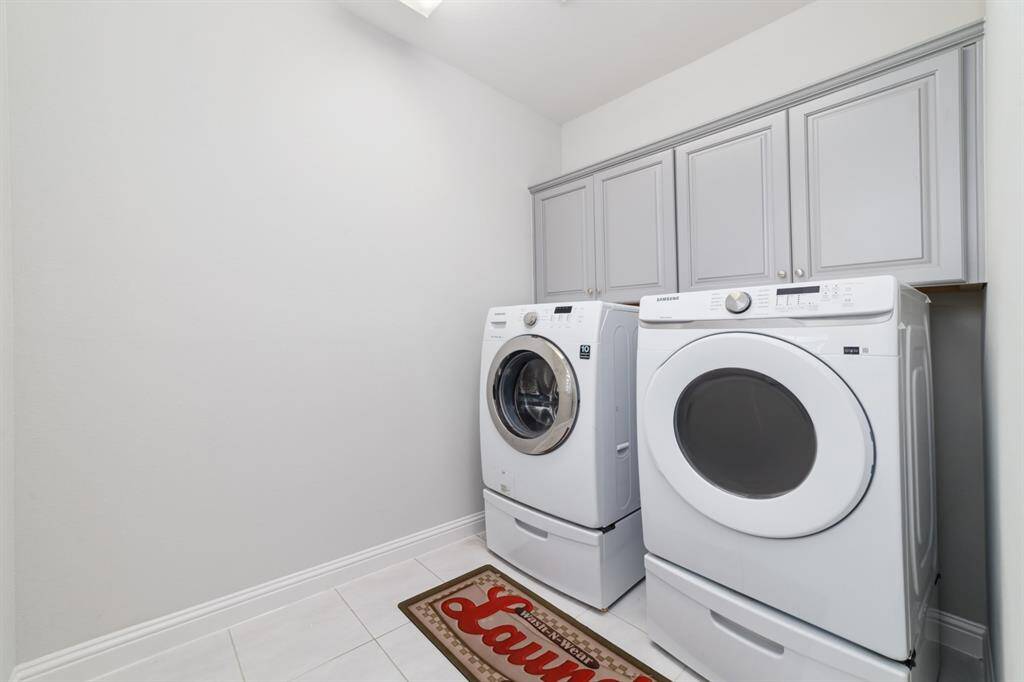Laundry room is on the second floor. It's a great size.